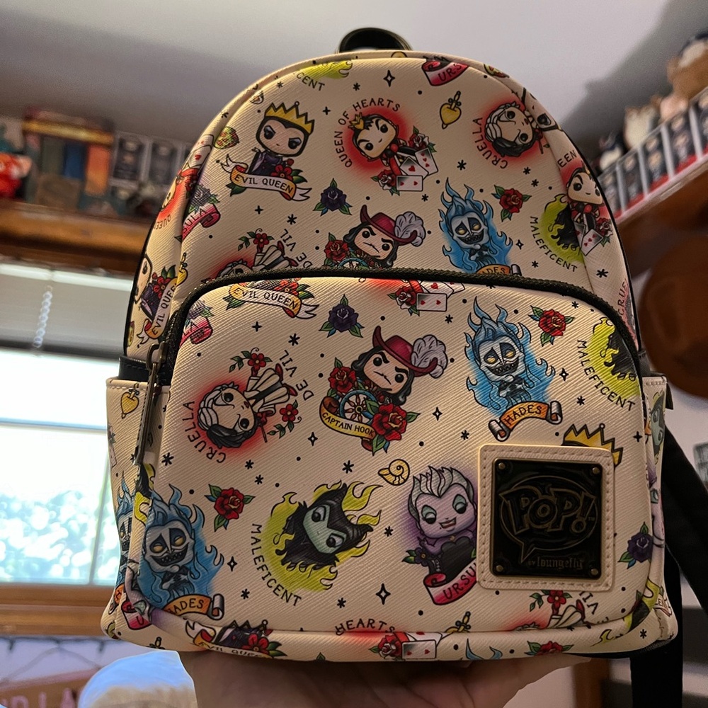 Disney Loungefly funko villain bag